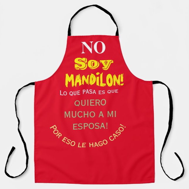 mandilon round clock apron (Front)