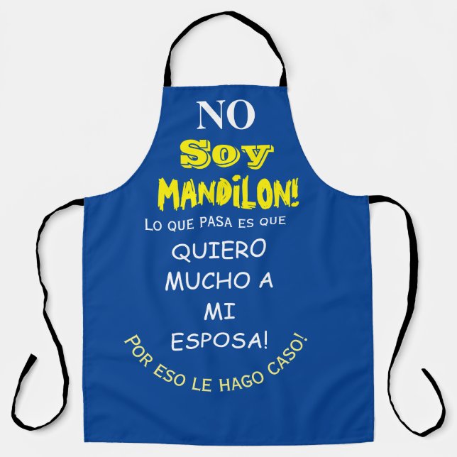 mandilon round clock apron (Front)