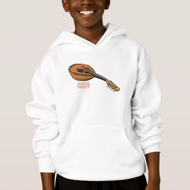 Mandolin cartoon illustration (Front)