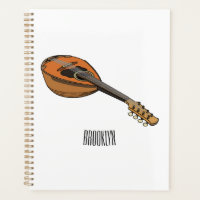 Mandolin cartoon illustration