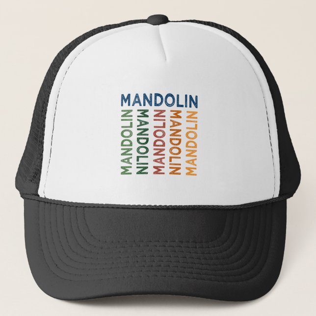 Mandolin Colourful Trucker Hat (Front)