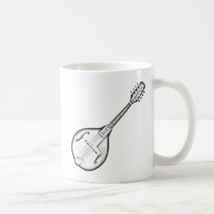Mandolin "Drawing" Coffee Mug