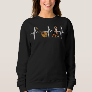 Mandolin Entlebucher Mountain Dog Heartbeat Dog Sweatshirt