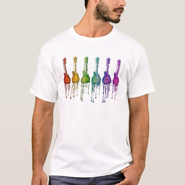 Mandolin F-style in Rainbow Colours Shirt (Front)