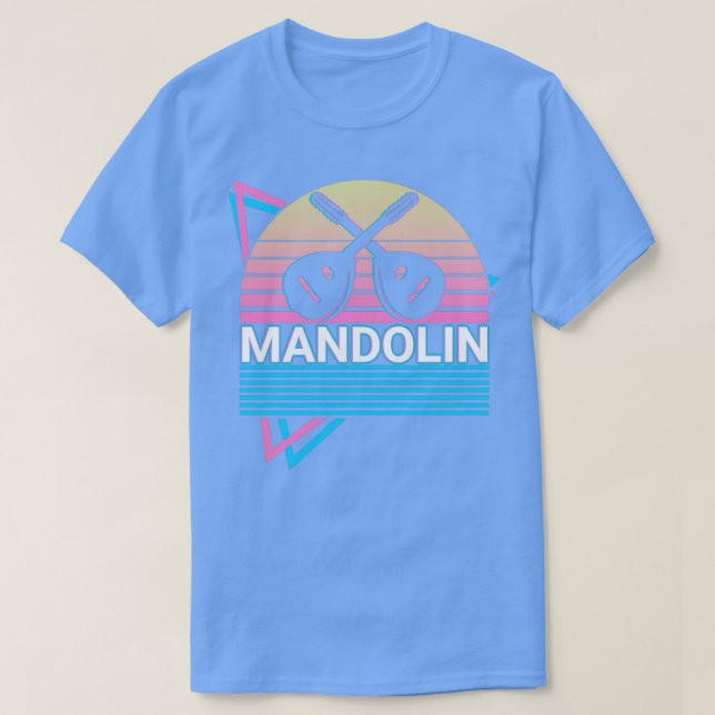 Mandolin Guitar Retro Gift T-Shirt (Design Front)