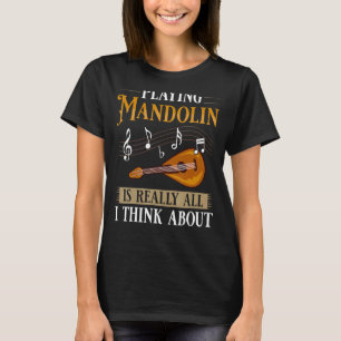Mandolin Instrument Music Player Beginner Lesson 1 T-Shirt