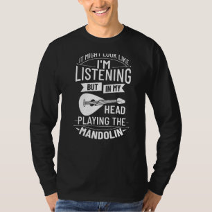 Mandolin Instrument Music Player Beginner Lesson   T-Shirt