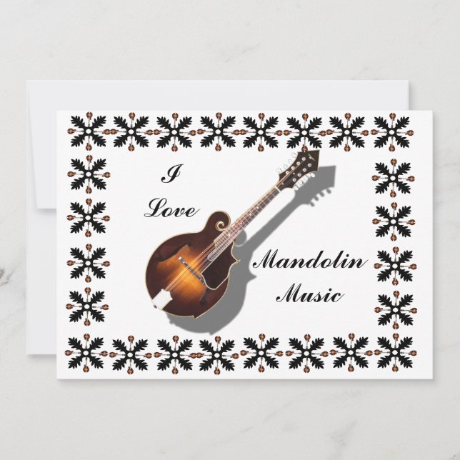 MANDOLIN-iNVITATION Invitation (Front)