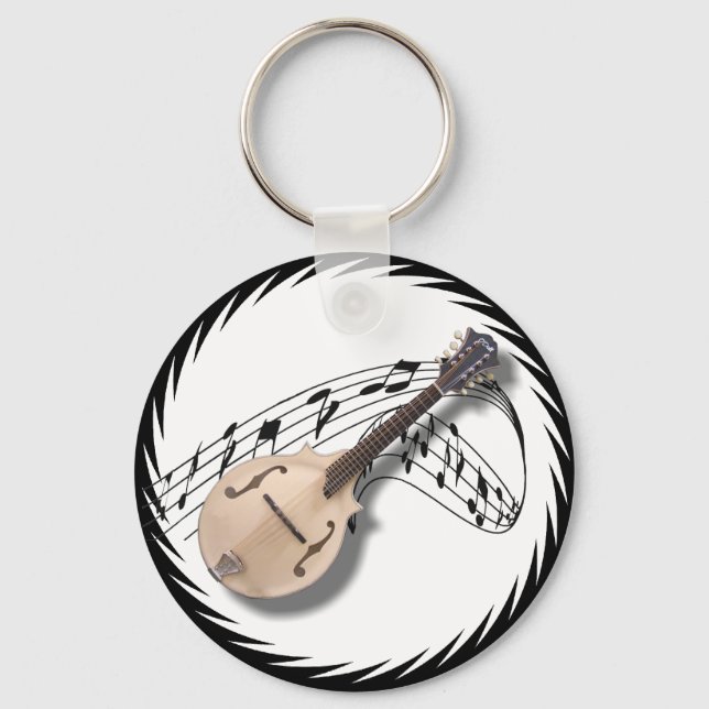 MANDOLIN -KEYCHAIN KEY RING (Front)