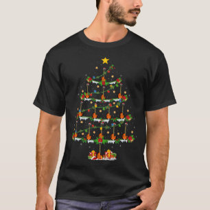 Mandolin Lover Music Lover Xmas Lighting Mandolin  T-Shirt