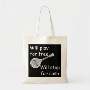 Mandolin Lover Music Players Funny Play for Free Tote Bag