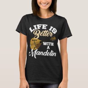 Mandolin Lover Orchestra Conductor Strings Instrum T-Shirt