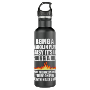 Mandolin Lover Player Mando Lover Gifts 710 Ml Water Bottle