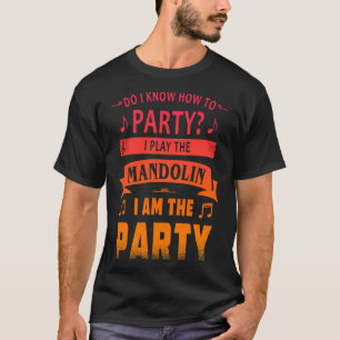 Mandolin Lover player party tee