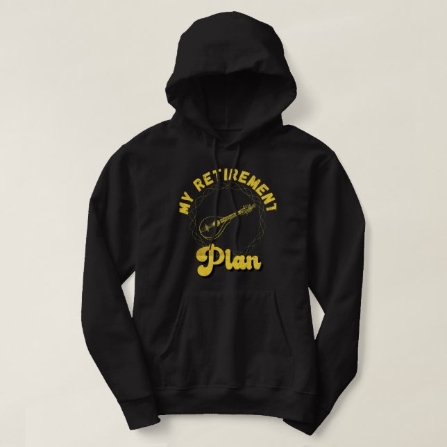 Mandolin Lover Player Shirt Retirement Plan Bluegr (Design Front)