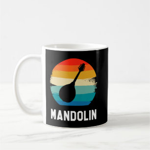 Mandolin Lover Retro Vintage Classic Mandolin Play Coffee Mug