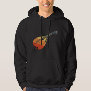 Mandolin Lover Vintage Mandolin Player Lute Countr Hoodie