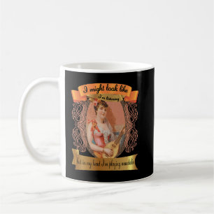 Mandolin Lover Womens but in my thoughts Im playin Coffee Mug
