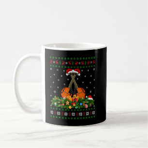 Mandolin Lover Xmas Santa Hat Ugly Mandolin Christ Coffee Mug