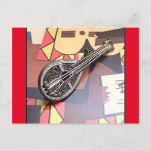 "Mandolin Melody" Postcard