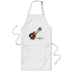 MANDOLIN PLAYING COOK-APRON LONG APRON
