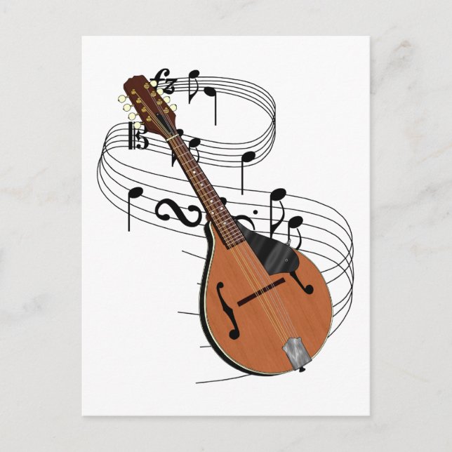 Mandolin Postcard (Front)