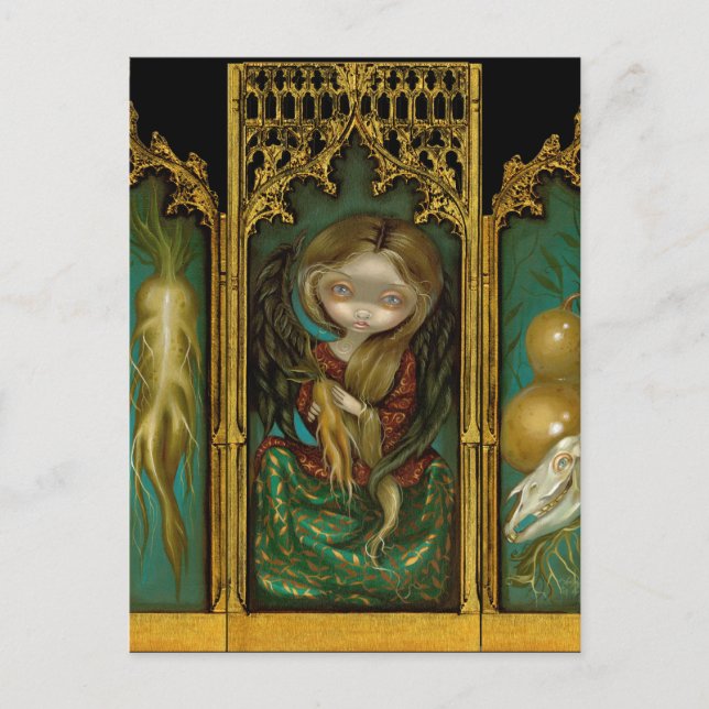 "Mandragora Triptych" Postcard (Front)