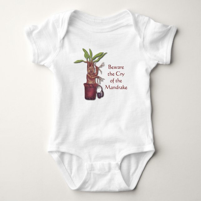 Mandrake Baby Bodysuit (Front)