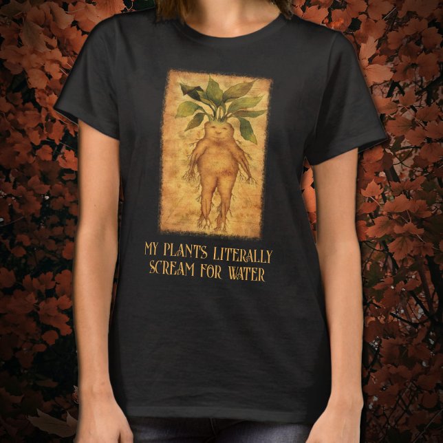 Mandrake Root Witchy Halloween T-Shirt (Creator Uploaded)