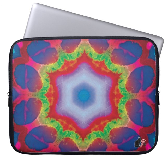 Mandril Kaleidoscope Laptop Sleeve (Front)