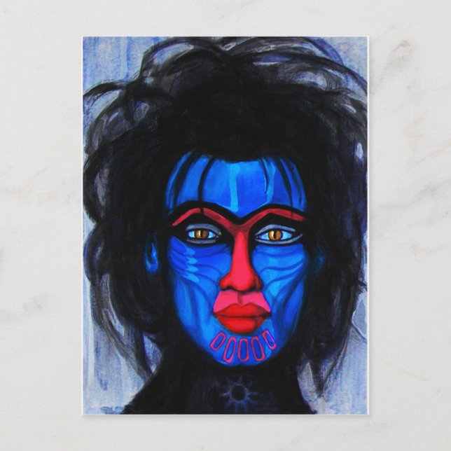 mandril man postcard (Front)