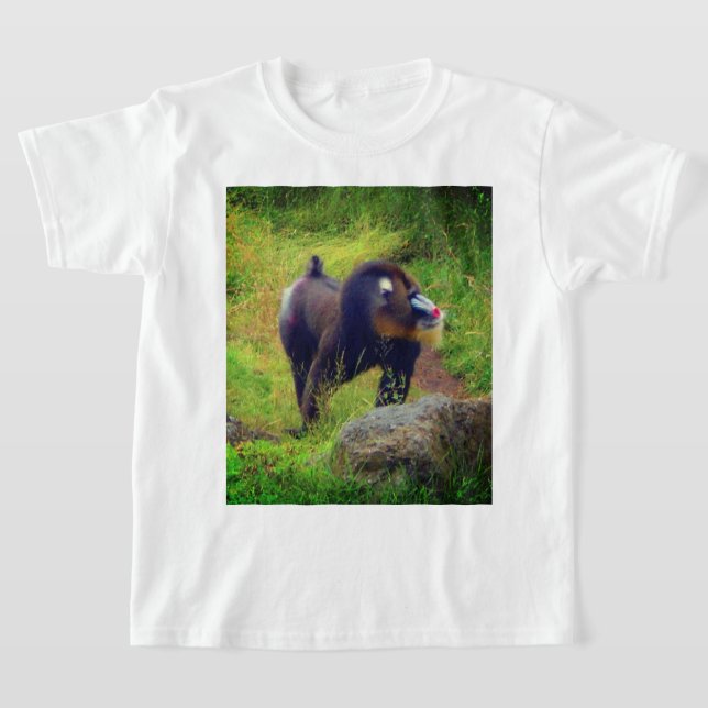 Mandrill #2 T-Shirt (Laydown)