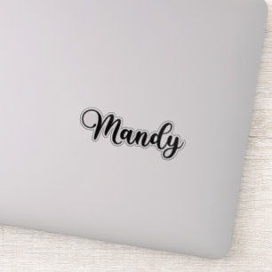 Mandy Name - Handwritten Calligraphy