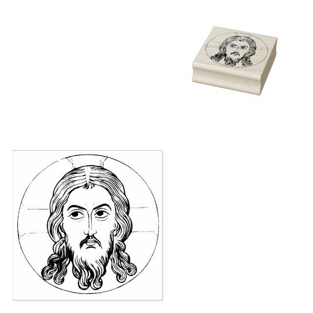 Mandylion Rubber Stamp (Stamped)