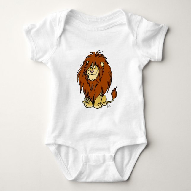Mane Attraction baby apparel Bodysuit (Front)