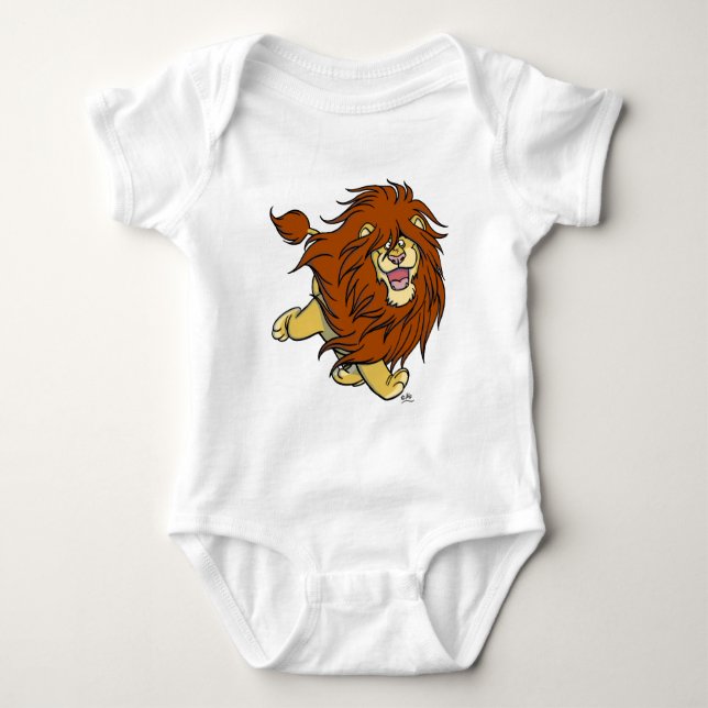 Mane Attraction: Hair in Movement infant creeper (Front)