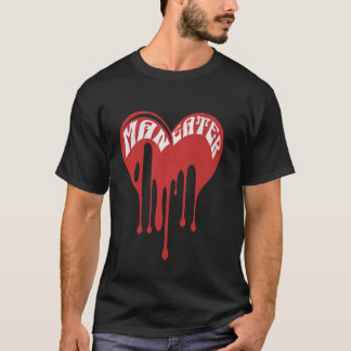 Maneater Broken Heart Y2k Aesthetic Cute Strong Fe T-Shirt