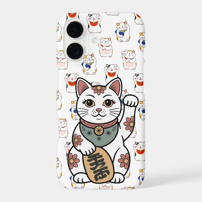 Maneki Neko Apple 17 iPhone Case (Back)