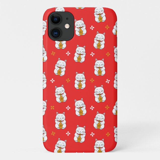 Maneki Neko Case-Mate iPhone Case (Back)