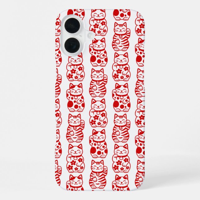 Maneki Neko iPhone Case (Back)