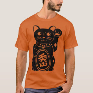 Maneki Neko Japanese Cat T-Shirt