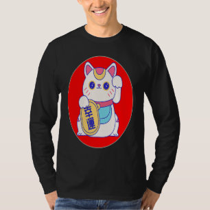 maneki neko japanese lucky Cat T-Shirt