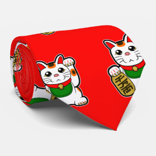 Maneki Neko: Japanese Lucky Cat Tie