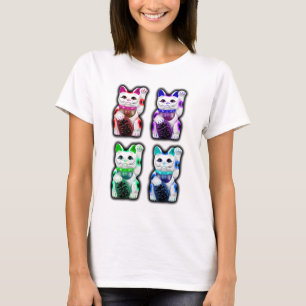 Maneki Neko JAPANESE money CAT T-Shirt