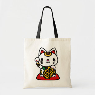 Maneki Neko (Lucky Cat) Tote Bag