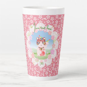 Maneki Neko Lucky Luna Latte Mug