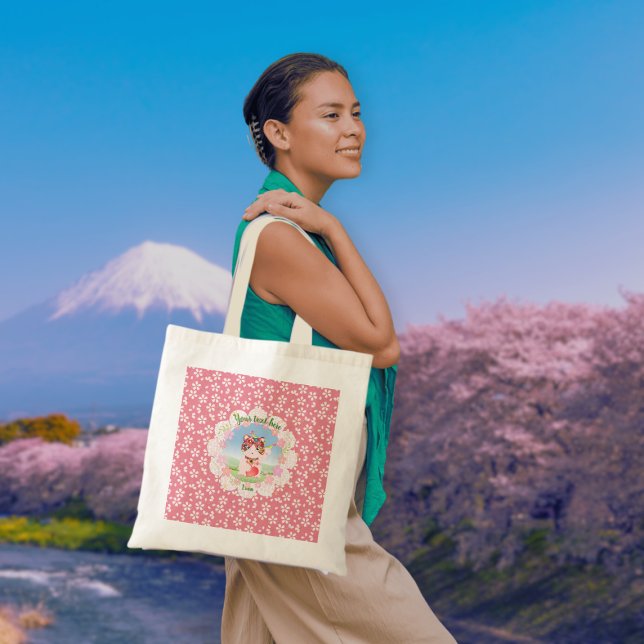 Maneki Neko Lucky Luna Tote Bag (Maneki Neko Lucky Luna Tote Bag)