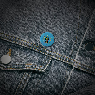 Maneki Neko Lucky Poilue 3 Cm Round Badge
