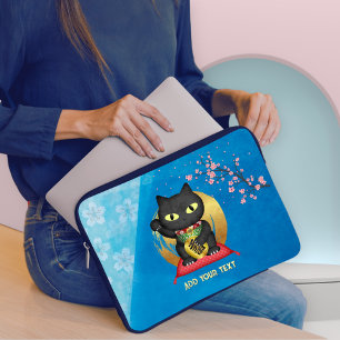 Maneki Neko Lucky Poilue Laptop Sleeve