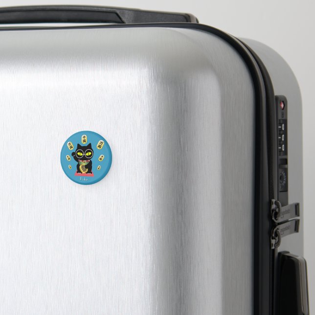 Maneki Neko Lucky Poilue Magnet (In Situ (Luggage))